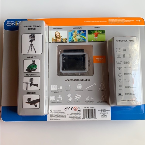 Explore One HD Action Camera with WiFi - Picture 2 of 2